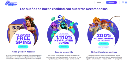 promociones semanales-y mensuales dreams casino